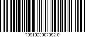 Código de barras (EAN, GTIN, SKU, ISBN): '7891023087092-8'