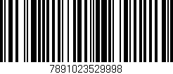 Código de barras (EAN, GTIN, SKU, ISBN): '7891023529998'