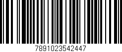 Código de barras (EAN, GTIN, SKU, ISBN): '7891023542447'