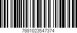 Código de barras (EAN, GTIN, SKU, ISBN): '7891023547374'