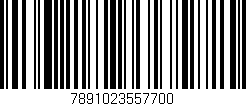 Código de barras (EAN, GTIN, SKU, ISBN): '7891023557700'