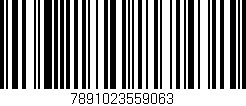 Código de barras (EAN, GTIN, SKU, ISBN): '7891023559063'