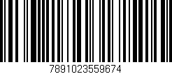 Código de barras (EAN, GTIN, SKU, ISBN): '7891023559674'
