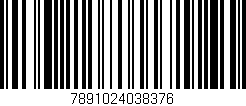 Código de barras (EAN, GTIN, SKU, ISBN): '7891024038376'