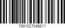 Código de barras (EAN, GTIN, SKU, ISBN): '7891027046811'