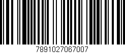 Código de barras (EAN, GTIN, SKU, ISBN): '7891027067007'