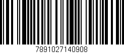 Código de barras (EAN, GTIN, SKU, ISBN): '7891027140908'