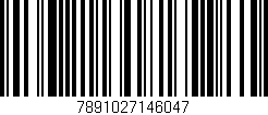 Código de barras (EAN, GTIN, SKU, ISBN): '7891027146047'