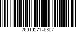 Código de barras (EAN, GTIN, SKU, ISBN): '7891027148607'