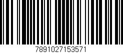 Código de barras (EAN, GTIN, SKU, ISBN): '7891027153571'