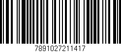 Código de barras (EAN, GTIN, SKU, ISBN): '7891027211417'