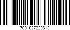 Código de barras (EAN, GTIN, SKU, ISBN): '7891027228613'