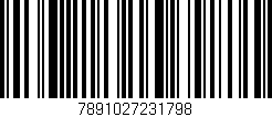 Código de barras (EAN, GTIN, SKU, ISBN): '7891027231798'