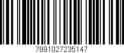 Código de barras (EAN, GTIN, SKU, ISBN): '7891027235147'