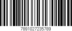 Código de barras (EAN, GTIN, SKU, ISBN): '7891027235789'