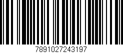 Código de barras (EAN, GTIN, SKU, ISBN): '7891027243197'