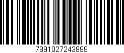 Código de barras (EAN, GTIN, SKU, ISBN): '7891027243999'