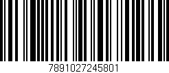Código de barras (EAN, GTIN, SKU, ISBN): '7891027245801'