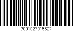 Código de barras (EAN, GTIN, SKU, ISBN): '7891027315627'