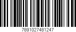 Código de barras (EAN, GTIN, SKU, ISBN): '7891027481247'