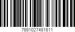 Código de barras (EAN, GTIN, SKU, ISBN): '7891027491611'