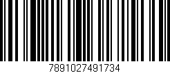 Código de barras (EAN, GTIN, SKU, ISBN): '7891027491734'