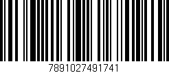 Código de barras (EAN, GTIN, SKU, ISBN): '7891027491741'