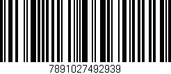 Código de barras (EAN, GTIN, SKU, ISBN): '7891027492939'
