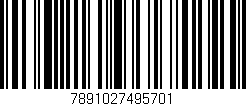 Código de barras (EAN, GTIN, SKU, ISBN): '7891027495701'