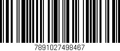 Código de barras (EAN, GTIN, SKU, ISBN): '7891027498467'
