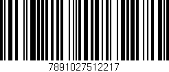 Código de barras (EAN, GTIN, SKU, ISBN): '7891027512217'