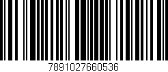 Código de barras (EAN, GTIN, SKU, ISBN): '7891027660536'