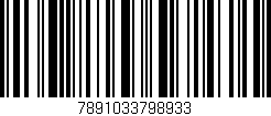 Código de barras (EAN, GTIN, SKU, ISBN): '7891033798933'