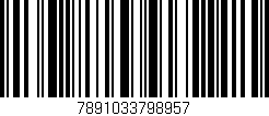 Código de barras (EAN, GTIN, SKU, ISBN): '7891033798957'