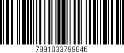 Código de barras (EAN, GTIN, SKU, ISBN): '7891033799046'