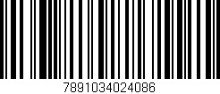 Código de barras (EAN, GTIN, SKU, ISBN): '7891034024086'
