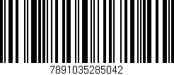 Código de barras (EAN, GTIN, SKU, ISBN): '7891035285042'