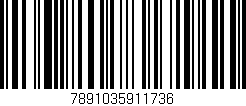 Código de barras (EAN, GTIN, SKU, ISBN): '7891035911736'