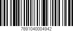 Código de barras (EAN, GTIN, SKU, ISBN): '7891040004942'