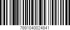 Código de barras (EAN, GTIN, SKU, ISBN): '7891040024841'