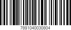 Código de barras (EAN, GTIN, SKU, ISBN): '7891040030804'