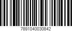 Código de barras (EAN, GTIN, SKU, ISBN): '7891040030842'