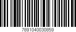 Código de barras (EAN, GTIN, SKU, ISBN): '7891040030859'