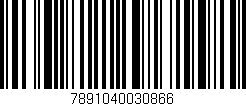 Código de barras (EAN, GTIN, SKU, ISBN): '7891040030866'