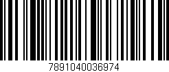 Código de barras (EAN, GTIN, SKU, ISBN): '7891040036974'