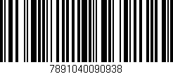 Código de barras (EAN, GTIN, SKU, ISBN): '7891040090938'