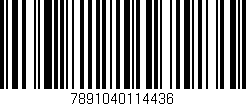 Código de barras (EAN, GTIN, SKU, ISBN): '7891040114436'