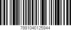 Código de barras (EAN, GTIN, SKU, ISBN): '7891040125944'
