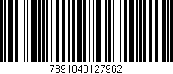 Código de barras (EAN, GTIN, SKU, ISBN): '7891040127962'
