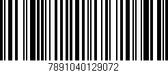 Código de barras (EAN, GTIN, SKU, ISBN): '7891040129072'